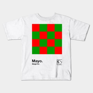 County Mayo / Original Retro Style Minimalist Poster Design Kids T-Shirt